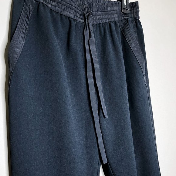 NWOT Kenneth Cole New York Black Draw‎ String High Rise Pants Size SP - Picture 3 of 10